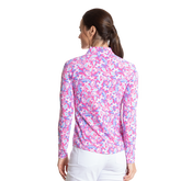 Alternate View 2 of Floral Sun Protection Quarter Zip Pull Over